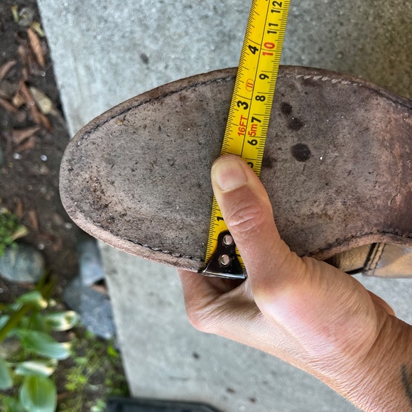 Chippewa boots made in USA black lace up combat 8" leather lacers 7 avant garde - Picture 12 of 14